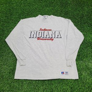 Vintage Indiana University Shirt Womens Large 22x26 Gray
